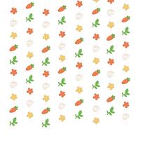 5 Strings Cartoon Rabbit Carrot Paper String Garland Wall Door Hanging Photo Props for Easter Birthday Baby Shower Party Decor