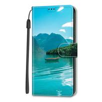 Landscape Scenery PU odinė piniginė apverčiama nuotraukų rėmelių knygos dėklas, skirtas iPhone Samsung Huawei Honor Xiaomi Redmi Oppo Sony Motorola Nokia Google Sony Xperia 5 IV