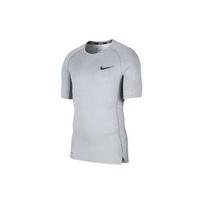 Nike Pro Training Compression Short Sleeve T-Shirt Men Tops Light-Smoke-Grey BV5632-085 S white