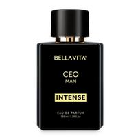 Bella Vita Luxury Ceo Men Intense Eau De Parfum Liquid Perfume With Bergamot, Lavender & Orchid|Woody & Musky Long Lasting Edp Fragrance Scent, 100 Ml gray