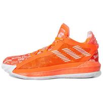 Adidas D Lillard 6 Patogūs universalūs amortizuojantys žemi krepšinio bateliai vyriški sportbačiai Oranžiniai balti EH2440 46⅔