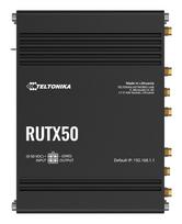 Teltonika RUTX50 belaidis maršrutizatorius Gigabitinis eternetas Dviguba juosta (2,4 GHz / 5 GHz) 5G Juoda