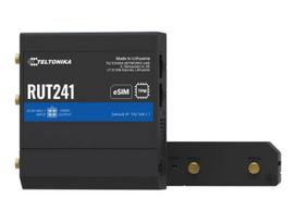 Teltonika RUT241 eSIM | Industrieller 4G-LTE-Router | Cat 4, 2x RJ45 100Mb/s, eSIM Korinio tinklo maršrutizatorius