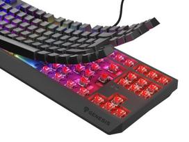 ŽAIDIMŲ KLAVIATŪRA GENESIS THOR 230 TKL DE RGB MECHANINĖ OUTEMU RED JUODA HOT SWAP