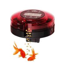Automatic Fish Feeder For Aquarium Automatic Food Dispenser With Timer Rechargeable Timer Feeder USB Cable LCD Display K0X3