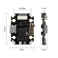 IFLIGHT Borg Mini H7 ELRS Flight Controller & 60A ESC Stack (CN version)