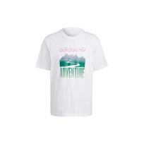 adidas originals Adv Mount Tee Retro Pattern Sports Short Sleeve White Men's GN2358 S