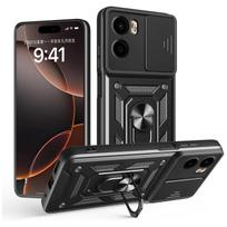 Military Armor Case For Motorola Moto G05 G15 G35 G55 G75 G85 5G Cover For Moto E15 With Ring Stand Holder Coque Fundas Moto G85 5G juoda