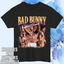 Bad Bunny Latin Music Fan Unisex Gift T-Shirt, Trendy Urban Fashion Music Tee S įvairiaspalvis