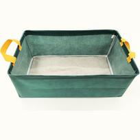 Clear PVC & Steel Frame Storage Box with Window: Clothes Organizer for Dorms & Households 47 x 28 x 20 cm