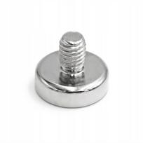 Magnes Neodymowy Uchwyt W Obudowie, Gwint Zewnętrzny 16X5Mm M6
