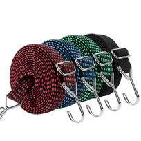 Elastic Bungee Cord with Hooks juoda