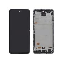 Écran complet - SAMSUNG - Galaxy A72 (A725F/A726B) - Noir - OLED - Avec châssis
