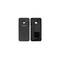 Cache batterie vitre arrière - SAMSUNG - Galaxy J6 2018 (J600) - Premium - Noir - Vitre
