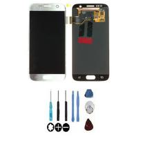 Écran LCD et vitre tactile - SAMSUNG - Galaxy S7 (G930F) - Original - Argent - Assemblés sans châssis