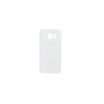 Cache batterie vitre arrière - SAMSUNG - Galaxy S6 Edge G925 - Premium - Blanc - Compatible