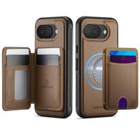 For Google Pixel 10A Magnetic 2-in-1 Detachable Wallet Case RFID Blocking Card Holder PU Leather Flip Cover Kickstand Shockproof For Pixel 10A ruda