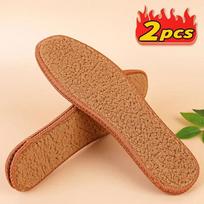 2/4pcs Winter Alpaca Wool Insoles Soft Plush Warm Thicken Foot Thermal Insole for Women Men Breathable Snow Boots Shoes Heat Pad EU 41