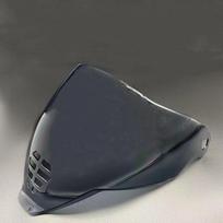 Šalmo skydelis, skirtas ICON Airflite IC-06 šalmui, veido skydelis, apsauga nuo UV spindulių, motociklo šalmo priedai, priekinis stiklas, apsauga nuo saulės juoda