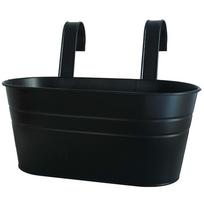 Metal Iron Hanging Flower Pots For Railing Fence Hanging Bucket Pots Countryside Style Window Flower Plant Baskets Holder juoda