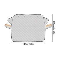 Car Windshield Snow Sun Shade Waterproof Protector Automobile Magnetic Cover Car Front Windscreen Cover Sunshade Cover