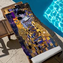 Gustav art K-klimt O-oil Towel Beach Quick Dry Soft Pool Towels Gift for Travel Gym Shower Camping sports STJ40x70CM