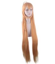 100CM Anime Princess Connect Re:Nardymo Pecorine Ilgas Perukas Cosplay Kostiumas Karščiui Atsparus Sintetinis Plaukas Pecoriinu Moterų Cosplay Perukas 97-100cm oranžinė