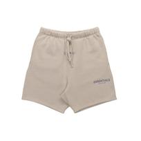 Fear of God Essentials FW20 Sweat Shorts with Drawstring Logo Unisex Bottoms Tan FOG-FW20-308 S beige