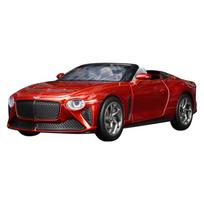 1/32 Bentley Mulliner Bacalar Alloy Sports Car Model Diecast Metal Luxy Car Vehicles Model Simulation Sound and Light Kids Gifts raudona