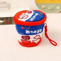 Creative simulation instant noodle bucket pendant instant noodle family bucket plush toy funny doll ornament girl gift 15cm