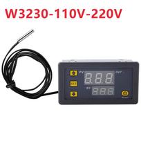 W3230 DC 12V 24V AC110-220V Zondo linija Skaitmeninis Temperatūros Valdymas LED Termostatas Reguliatorius Šildymo/Šaldymo Valdymas Termoreguliatorius