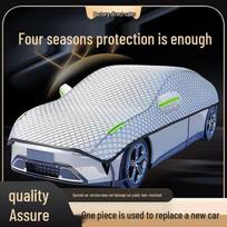 Visasezoninė universali pusės automobilio apsauga: Apsauga nuo saulės, karščio ir krušos, Apsauga nuo dulkių, Apsauga nuo saulės, Apsauga nuo užšalimo, Apsauga nuo lietaus, Sutirštinta. Sedan - Universal Fit