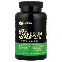 Optimum Nutrition ZMA (Zinc Magnesium Aspartate) Capsules, 90 Counts 90 pcs - 1 ea