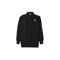 (WMNS) PUMA Classics Bomber Logo Printing Jacket Black Women's 530275-01 XS