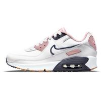 (GS) Nike Air Max 90 Leather SE 'White Pink Glaze' Kids' DB0472-100 EU 37.5