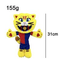 Mielas futbolo katės pliušinis žaislas, minkštas kimštas gyvūnas, zuikio lėlė, talismanas vaikams, dovana 31cm