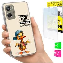 Etui Do Motorola Moto G06 / G06 Power Obudowa Case Plecki Kaczka + Szkło