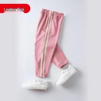 Children’s Warm Fleece-Lined Sweatpants: Thick, Solid Color Sports Pants for Boys and Girls