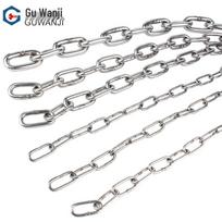 Guwanji 304 Stainless Steel Link Chain 3mm x 2m