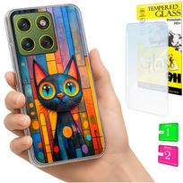 Etui Do Motorola Edge 70 Obudowa Foto Case Plecki Grafika Kotek + Szkło