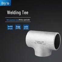 Industrial 304 Stainless Steel Welded Equal Tee