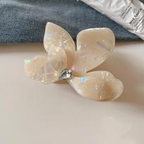 Acetate French Shark Clip Korean Style Flower Hair Crab Clip Fashion Acetic Acid Hair Claw  Daily geltona