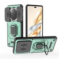 Šarvuotas smūgiams atsparus dėklas Honor X9c Smart X9b X9a Apsauginis dangtelis Magic 7 6 5 Lite su žiedu Stovu Laikikliu Coque Fundas Capa Honor X9c žalia