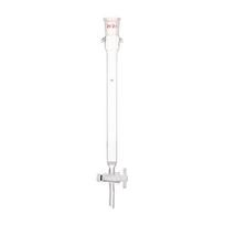 Glass Chromatography Column with PTFE Piston