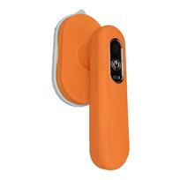 USB įkraunamas mini nešiojamas belaidis lygintuvas - Mažas lyginimo prietaisas kelionėms, rankdarbiams, bendrabučiui oranžinė