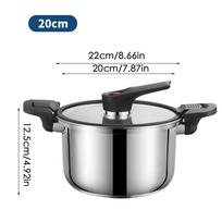 Stove Pressure Cooker Stainless Steel Home Pressure Cooker Ergonomic Thick Kitchen Gadgets Efficient Meals Cooking For Family