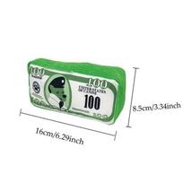 Simulation Money Dog Toys Funny Squeaky Sound Sounding Paper Resistance To Bite Chew Dog Toys Clean Teeth Puppy Toy Pet Supplies žalia