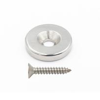 Magnes Neodymowy Z Otworem Pod Wkręt 15X3Mm Pierścieniowy, Walcowy - Hunter