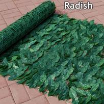50x100cm Artificial Green Leaf Fence Panels Faux Privacy Fence Screen for Home Outdoor Garden Balcony Decoration (as the picture,1PCS)
