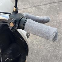 Winter Motorcycle Handlebar Cover Universal Scooter E-Bike Tricycle Soft Warm Plush Hand Grips Sleeve Brake Lever Cover 4pcs Set
